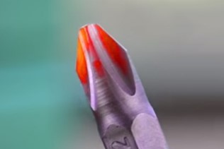 Tempered screwdriver tip